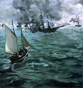 Edouard Manet, The Battle of the Kearsarge and the Alabama